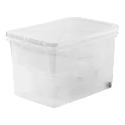 Zestaw 8 pudełek do przechowywania Rotho Lona, 50 l, 29 l, 10 l, 5 l (3), 2 l (2), transparentne