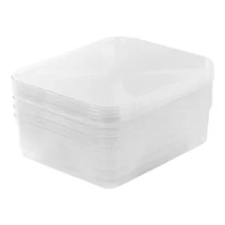 Zestaw 4 pudełek do przechowywania Rotho Lona, 12 l, transparentne