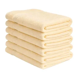 Zestaw ręczników frotte Art Soft Home, 500 g/m², 40 x 70 cm, 6 szt., żółte