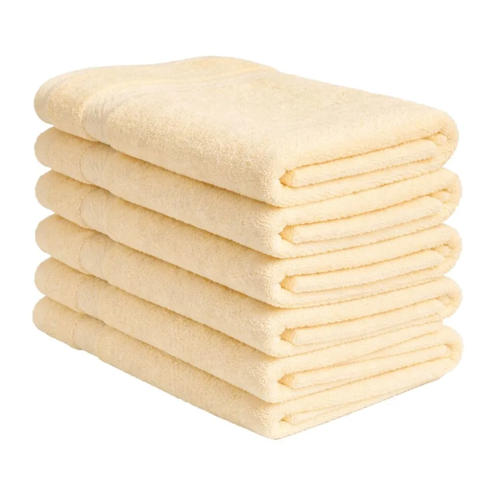 Zestaw ręczników frotte Art Soft Home, 500 g/m², 40 x 70 cm, 6 szt., żółte
