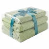 Zestaw ręczników frotte Art Soft Home Gracia, 500 g/m², 3 szt., zielone
