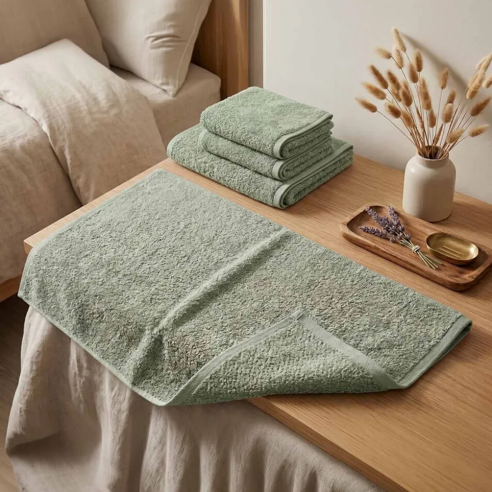 Zestaw ręczników frotte Art Soft Home Gracia, 500 g/m², 3 szt., zielone