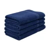 Zestaw ręczników frotte Art Soft Home, 500 g/m², 70 x 140 cm, 4 szt., niebieskie