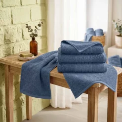 Zestaw ręczników frotte Art Soft Home Olimp, 500 g/m², 3 szt., niebieskie