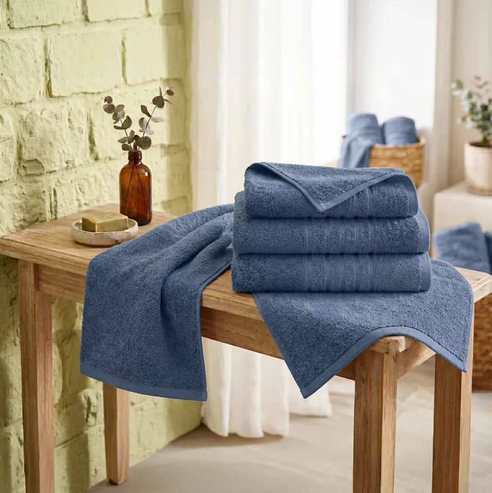 Zestaw ręczników frotte Art Soft Home Olimp, 500 g/m², 3 szt., niebieskie