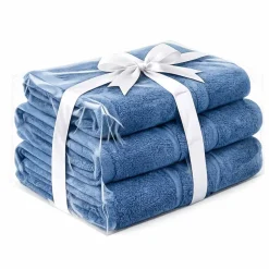 Zestaw ręczników frotte Art Soft Home Olimp, 500 g/m², 3 szt., niebieskie