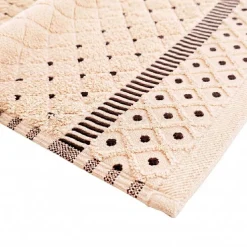 Zestaw ręczników frotte Art Soft Home Diamante, 500 g/m², 3 szt., beżowe