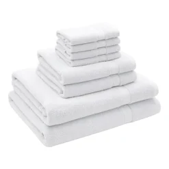 Zestaw ręczników frotte Art Soft Home, 460 g/m², 8 szt., białe