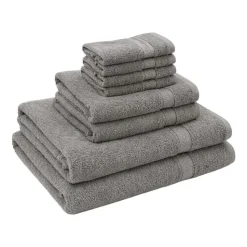 Zestaw ręczników frotte Art Soft Home, 460 g/m², 8 szt., szare