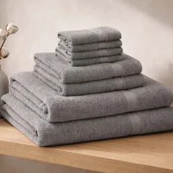 Zestaw ręczników frotte Art Soft Home, 460 g/m², 8 szt., szare