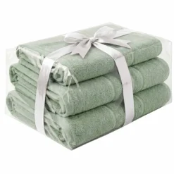 Zestaw ręczników frotte Art Soft Home Olimp, 500 g/m², 3 szt., zielone