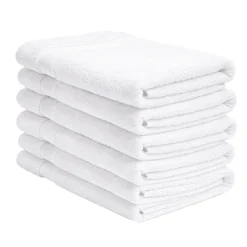 Zestaw ręczników frotte Art Soft Home, 500 g/m², 40 x 70 cm, 6 szt., białe