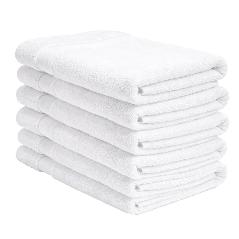 Zestaw ręczników frotte Art Soft Home, 500 g/m², 40 x 70 cm, 6 szt., białe