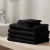 Zestaw ręczników frotte Art Soft Home, 500 g/m², 40 x 70 cm, 6 szt., czarne