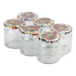 Zestaw słoików 200 ml z metalową nakrętką Florina, 6 szt.