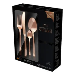 Zestaw sztućców BerlingerHaus Rose Gold, 24 elementy, różowe złoto