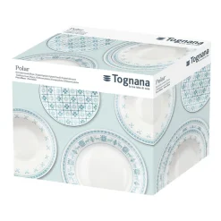 Zestaw talerzy Tognana Olimp New Polar, 18 elementów, wielokolorowy