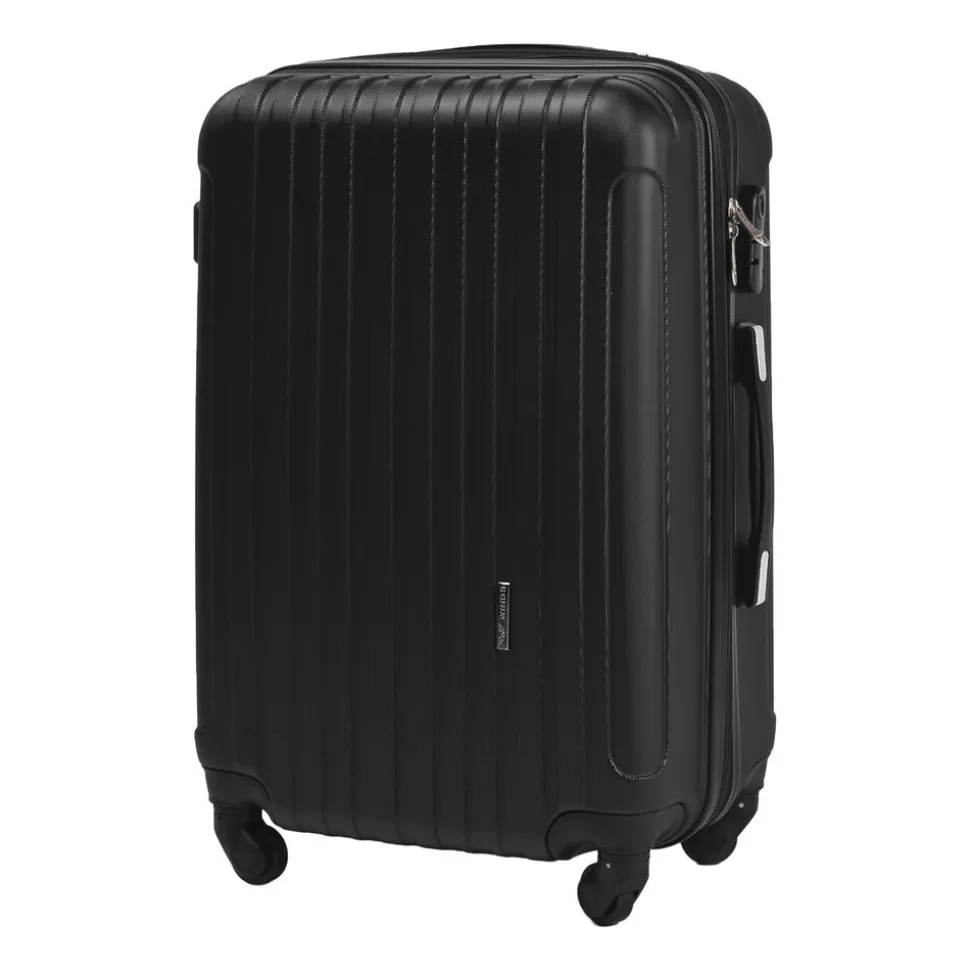 Zestaw walizek Wings Flamingo, z poszerzeniem, 3 szt., czarne