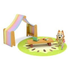 Zestaw zabawek Bluey, mini pokój zabaw, 1 figurka