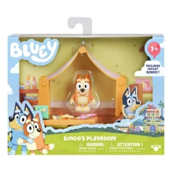 Zestaw zabawek Bluey, mini pokój zabaw, 1 figurka