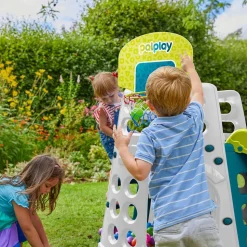 Zjeżdżalnia z wieżą gimnastyczną PalPlay, 180 x 85 x 100 cm, kolor 1