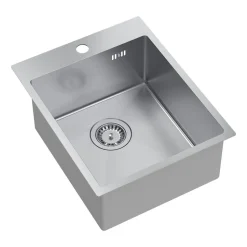 Zlewozmywak Root Chef Moon Mini, 40 x 50 x 20 cm, stalowy